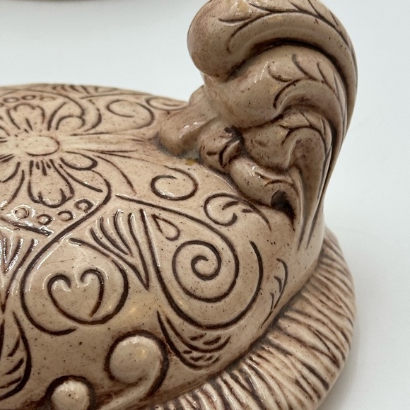 Vintage Chicken in a Nest Cookie Jar/Candy Dish - Picture 12 of 16